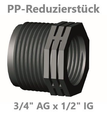 PP Redstück AG / IG 3/4" x 1/2"