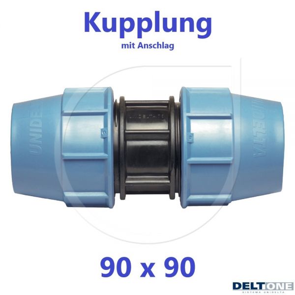 UNIDELTA Klemmverbinder Kupplung 90mm DN80 DeltOne