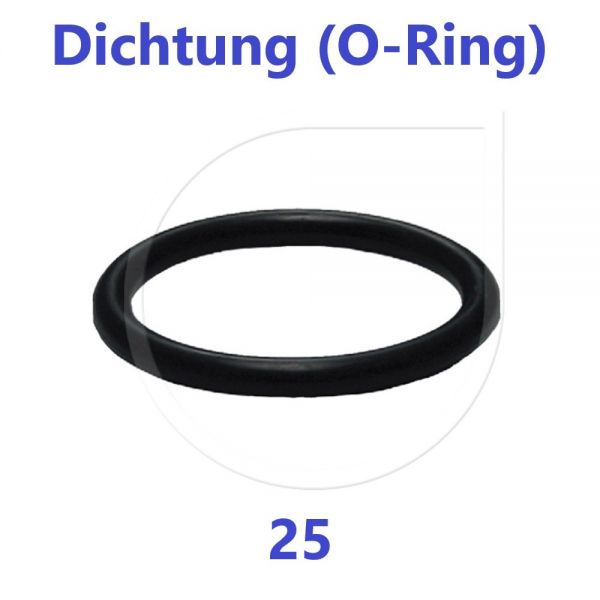 UNIDELTA O-Ring Dichtung Ersatzteil 25 mm