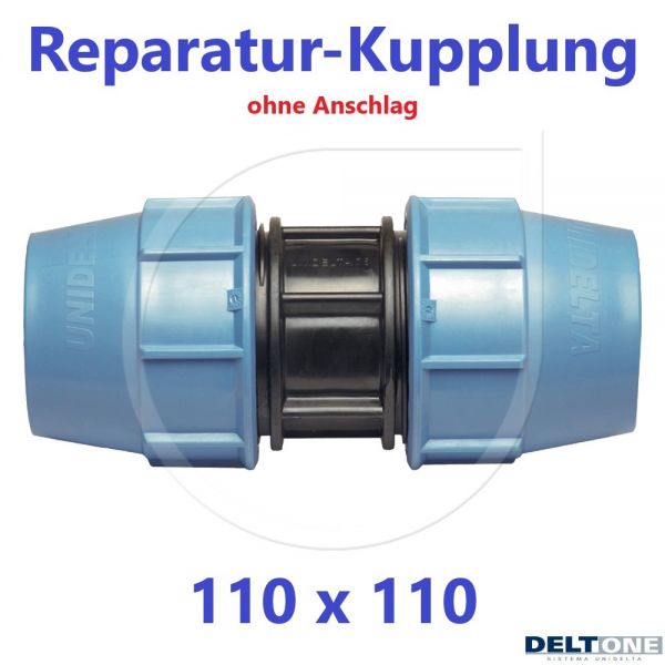 UNIDELTA Klemmverbinder Reparaturkupplung 110mm DN100