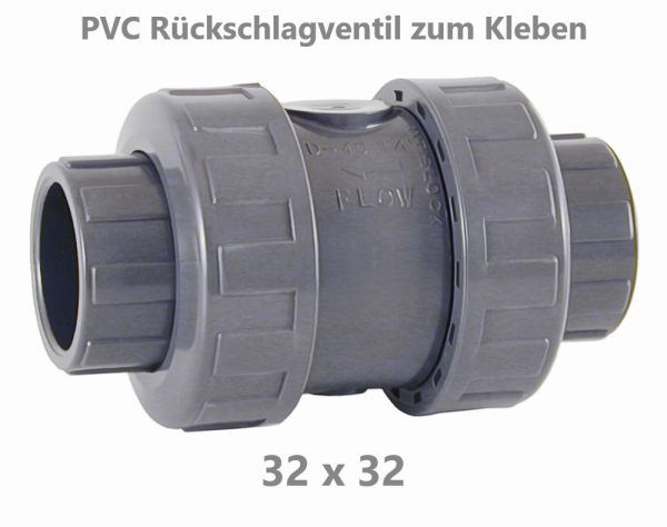 PVC Rückschlagventil 32 mm