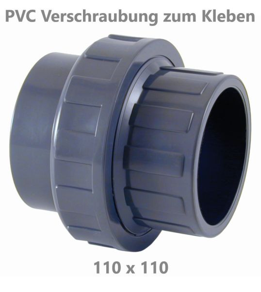 PVC Verschraubung 110 mm