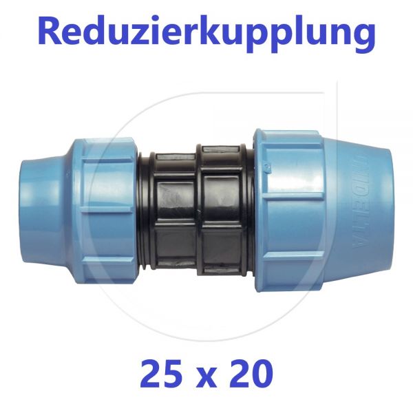 UNIDELTA Klemmverbinder Reduzierkupplung 25 x 20mm DN20xDN15