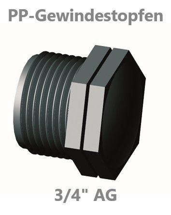 PP Stopfen AG, 3/4"