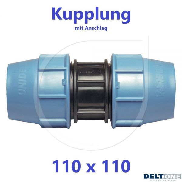 UNIDELTA Klemmverbinder Kupplung 110mm DN90 DeltOne