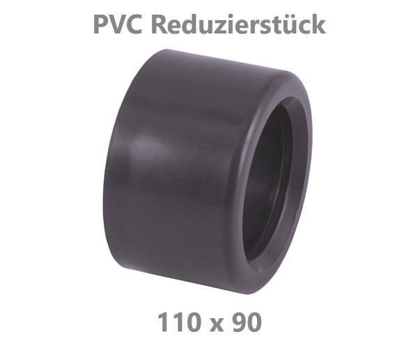 PVC Reduktion kurz 110 x 90