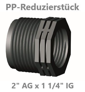 PP Redstück AG / IG 2" x 1 1/4"