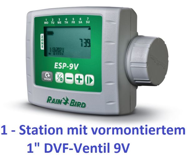 F48373 Rain Bird ESP-9V-1-Station inkl. 100-DVF Ventil und 9VDC Spule