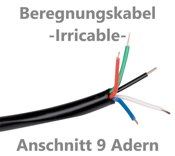 [C09001] Beregnungskabel, 9-Adern, Anschnittware