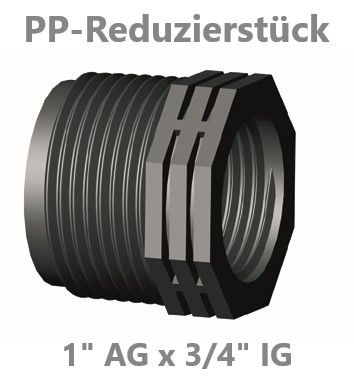 PP Redstück AG / IG 1" x 3/4"