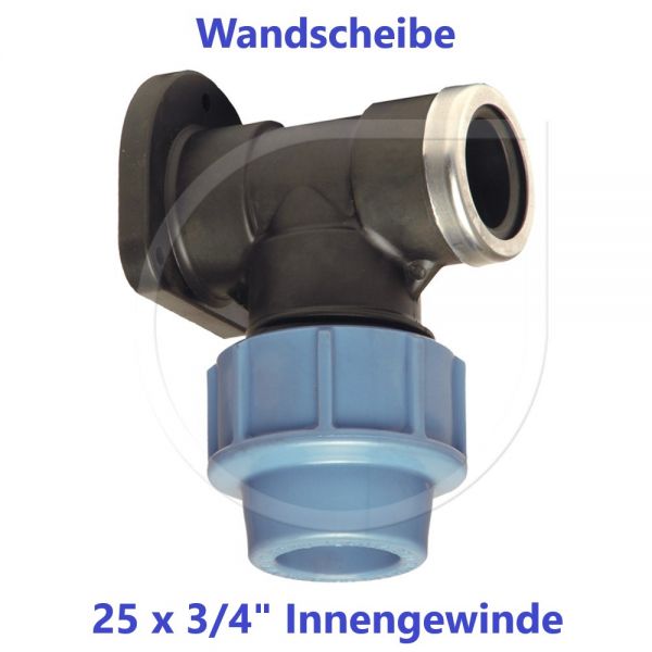 UNIDELTA Wandscheibe mit Innengewinde 25 x 3/4" IG