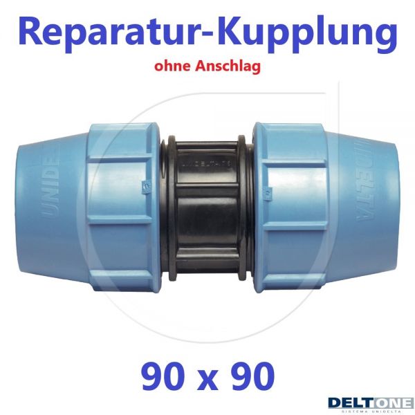 UNIDELTA Klemmverbinder Reparaturkupplung 90mm DN80