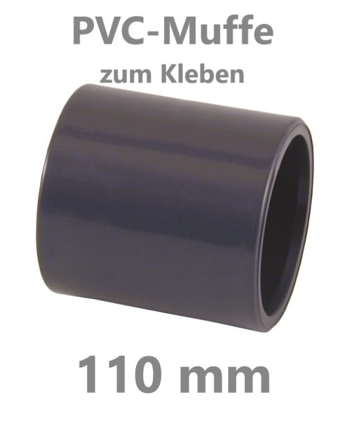 PVC Muffe 110 x 110