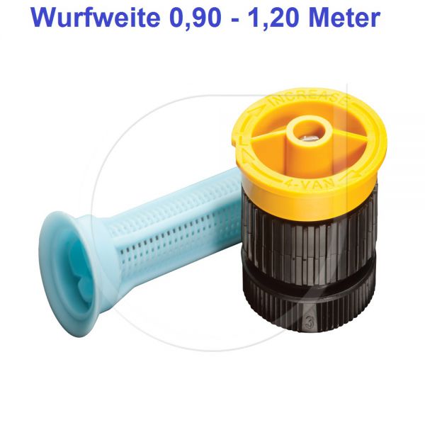 [P10004] Einstellbare Düse 4-VAN (Wurfweite 0,90 - 1,20m)