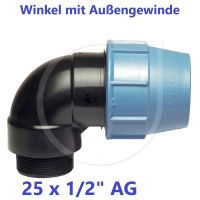 UNIDELTA Klemmverbinder Winkel mit Außengewinde 25 x 1/2" UNIDELTA Klemmverbinder Winkel mit Außengewinde 25 x 1/2"