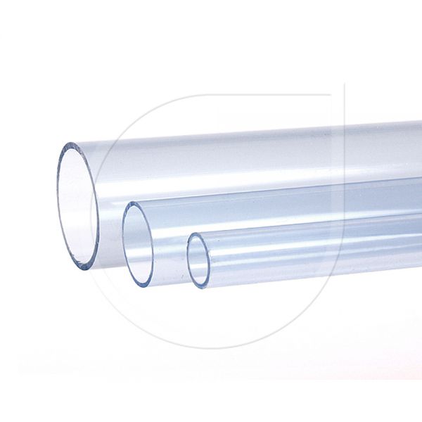 PVC Druckrohr transparent