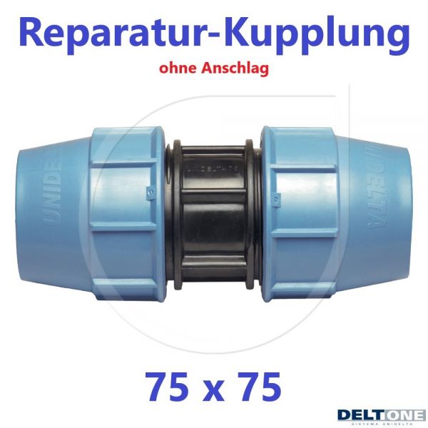 UNIDELTA Klemmverbinder Reparaturkupplung 75mm DN65