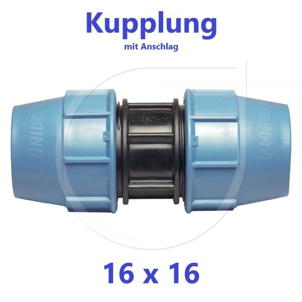 UNIDELTA Klemmverbinder Kupplung 16mm DN10