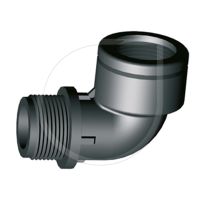 PP Winkel 90° AG / IG, 1/2" PP Winkel 90° AG / IG, 1/2"