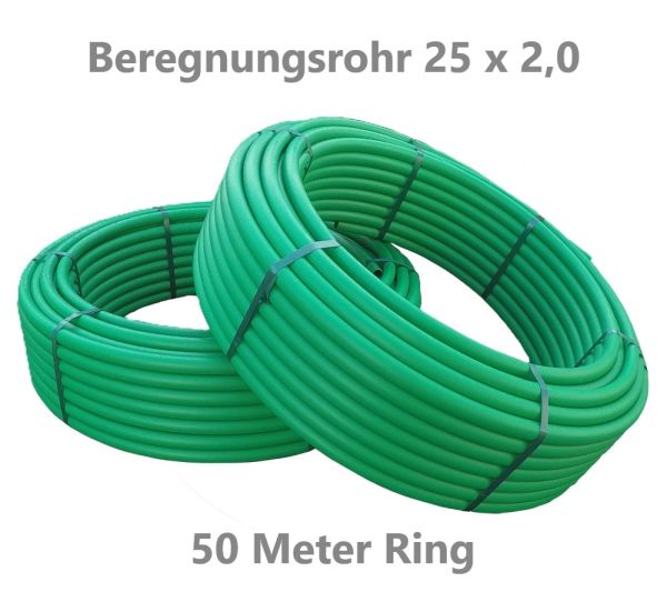 [25025050] Beregnungsrohr 25 x 2,0 aus HDPE 50m Ring