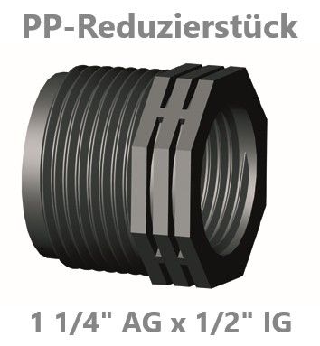 PP Redstück AG / IG 1 1/4" x 1/2"