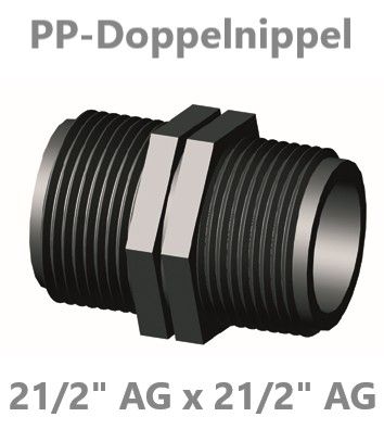 PP Nippel AG / AG 2 1/2" x 2 1/2"