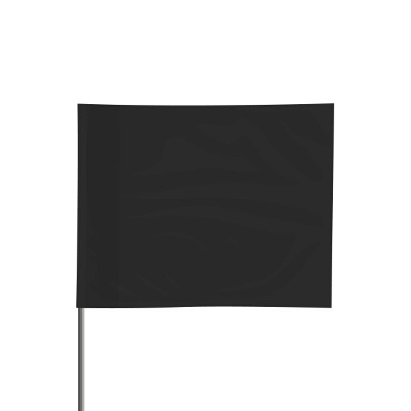 [37744410] Schwarze Markierungsflaggen